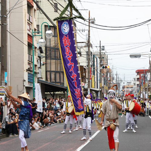 鶴見エイサー潮風_photo